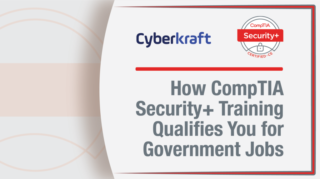 CompTia Security Training Jobs